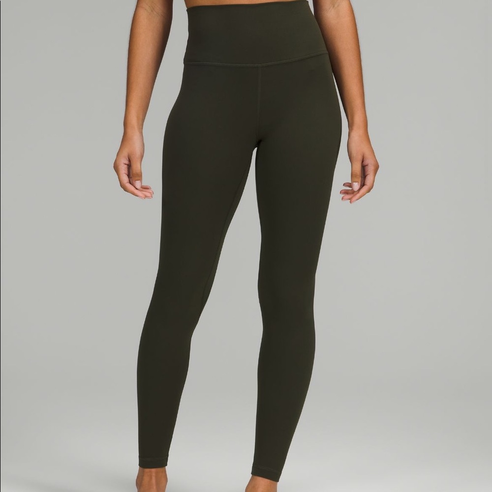 Lululemon Wunder Under Luxtreme High Waisted 28” - Dark Olive
